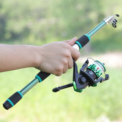 Spinning Fishing Rod and Reel Combo1.8M Full Fishing Kit