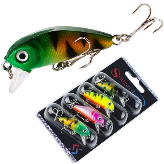Fishing Bait Set 4PCS Wobbler Anti-corrosion Fishing Tackles De Pesca