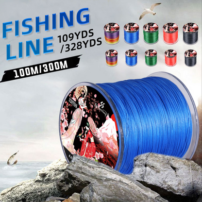 Strands Braided Fishing Line 100M 300M Multifilament Carp Japanese PE Line