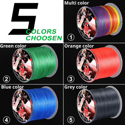 Strands Braided Fishing Line 100M 300M Multifilament Carp Japanese PE Line