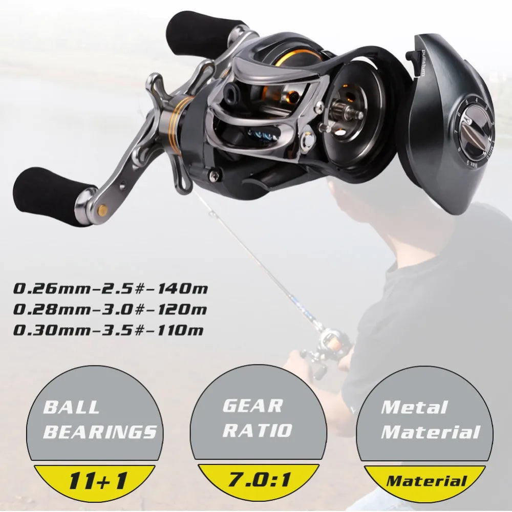 Lure Carbon Spinning Lure Rod and Casting Fishing Reel Sets Pesca