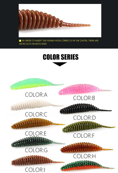 Supercontinent soft worm bait – artificial lure for carp bass, PVA-compatible
