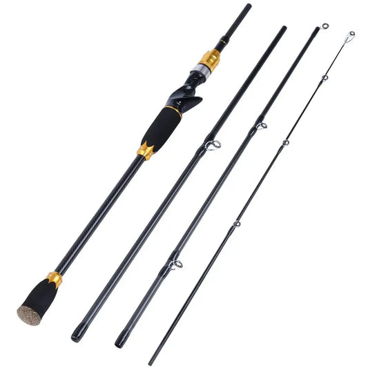 Lure Carbon Spinning Lure Rod and Casting Fishing Reel Sets Pesca