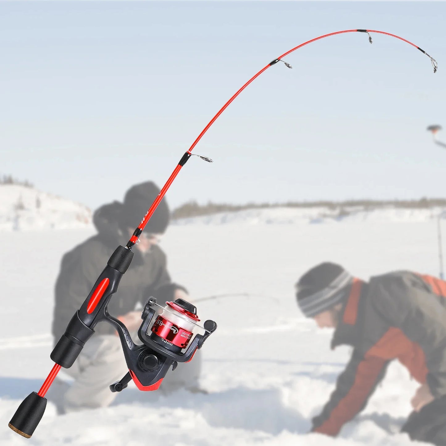Ice Fishing Rod EVA Non-slip Handle, River Shrimp Carp Fishing Pole