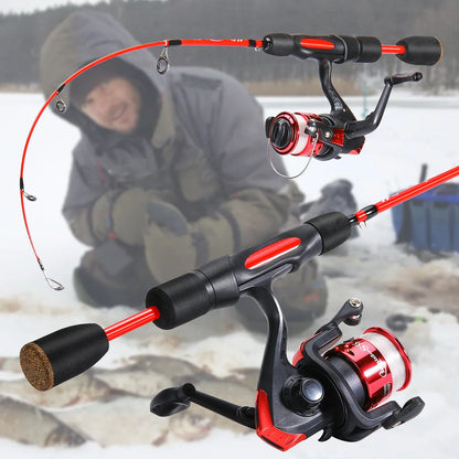 Ice Fishing Rod EVA Non-slip Handle, River Shrimp Carp Fishing Pole